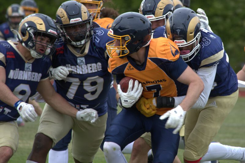 Erster Sieg in der GFL-J der Nürnberg Rams U20